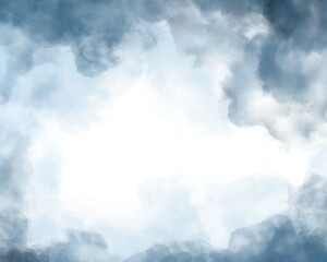 Blue cloudy galaxy sky soft background