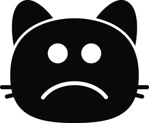 cat cry Glyph Icon