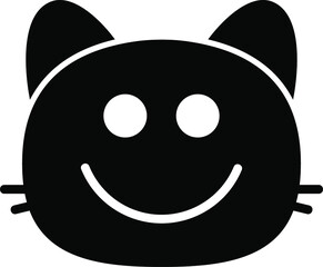 cat flushed Glyph Icon