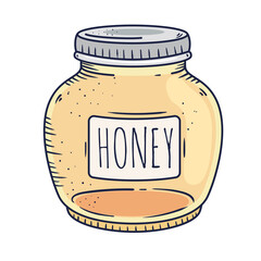 jar glass for honey