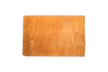 Blank scribble board mockup template isolated over wight background. piece of board. board 's scrap and fragment .3d rendering.