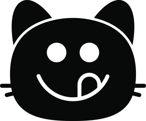cat yummy Glyph Icon