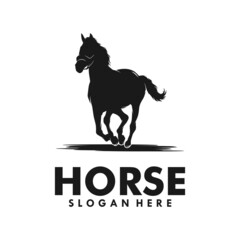 Horse Logo Template Vector illustration design