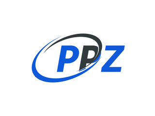 PPZ letter creative modern elegant swoosh logo design