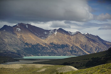 lake in the mountains, Perito Moreno 