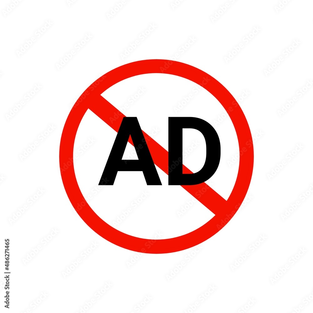 Poster No ad icon icon 