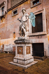 Statue of an angel inside Castel Sant'Angelo (Rome, Italy)