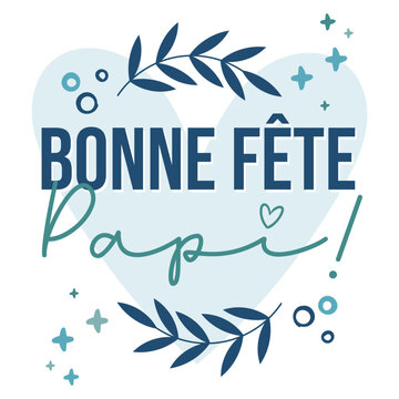 Bonne f&ecirc;te Papi - Illustration pour la f&ecirc;te des grands-p&egrave;res