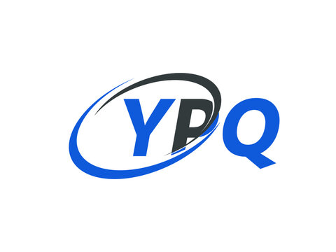 YPQ letter creative modern elegant swoosh logo design