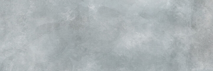 Panorama view grey textured concrete background.