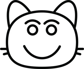 cat glance II Line Icon