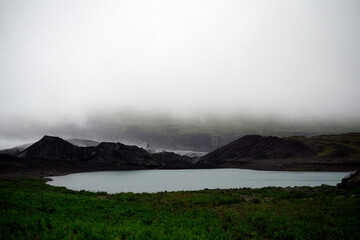 Fototapeta na wymiar Gletscher Svinafellsjökull bei Skaftafell im Vatnajökull-nationalpark