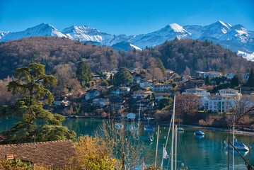 Winter in Spiez am Thuner See