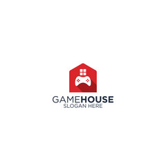 Game house Logo design Template