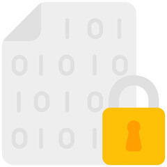 encrypted flat icon
