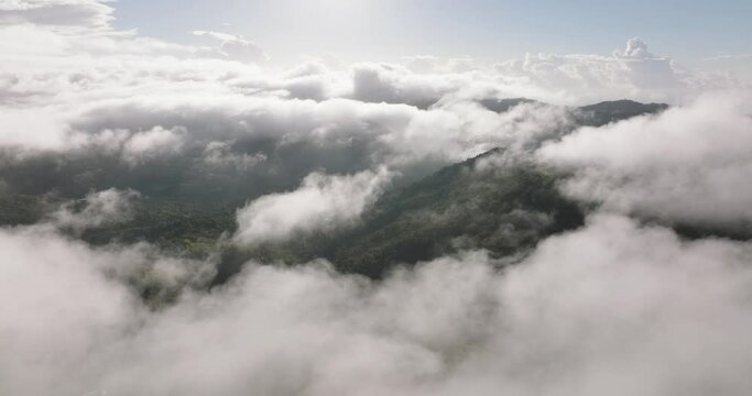 High above the clouds In Puerto Rico 5k Mavic 3 Cine drone Footage 8
