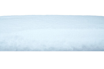 Fototapeta na wymiar Snow pile of snowdrift isolated on white