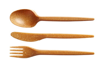 Wood fibre cutlery