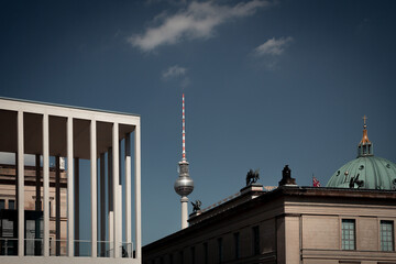 Rooftops of famous buildings in Berlin Germany during summer © Michael Persson
