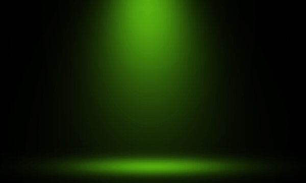 Green spotlight modern high-quality background image with highlight effect