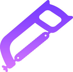 Hacksaw Glyph Gradient