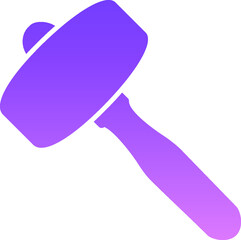 Mallet Glyph Gradient