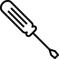 Screwdriver Line Icon