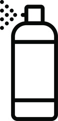 Spray Line Icon