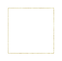 Gold Frame. Square. Gold rectangle.