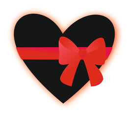 heart with bow