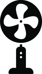 Electric Fan Glyph Icon