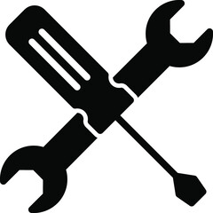 Screw Driver Glyph Icon