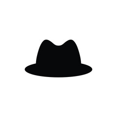 hat icon vector gentelment sign