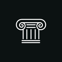 vector ancient capital logo