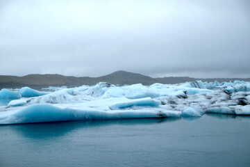 Obraz premium Der Gletschersee Jökulsarlon im Süden Islands
