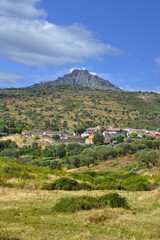 Fototapeta na wymiar View over Idanha-a-Velha village and the surroundings, Serra da Estrela, Beira Alta, Portugal