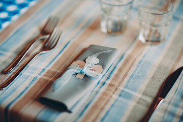 close up of a fork on a wooden table