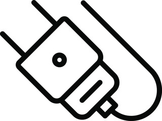Electric Plug Line Icon