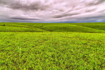 Naklejka premium Kansas Flint Hills