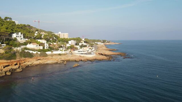Aerial view from olive's sea in Quesada, Jaen, Spain
