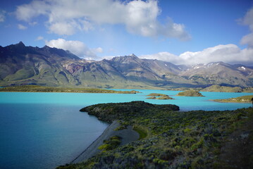 lake and mountains, Perito Moreno 