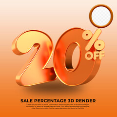 3d element 20 percentage gold sale discount