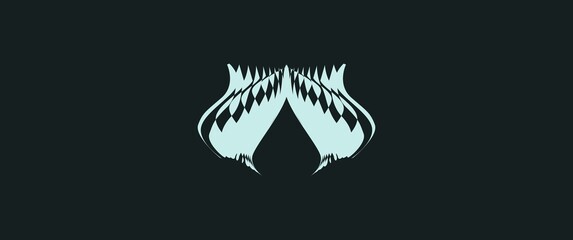 Abstract seamless tattoo symbol vector illustration, can be used for gallery, tattoo template, illustration, printed shirt symbol