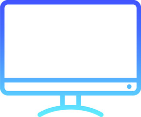 Obraz premium LCD Screen Line Gradient