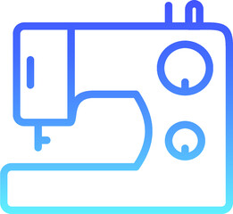 Sewing Machine Line Gradient