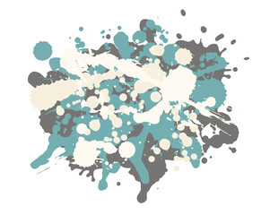 スプラッシュ背景装飾イラスト　垂れたインク　勢いのある飛沫