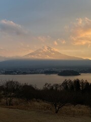 Naklejka premium 富士山