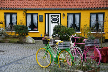 Fototapeta premium color Bikes