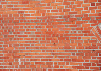 red brick wall background