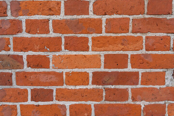 red brick wall